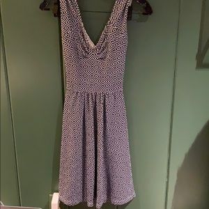 Blue and White Anthropologie Dress